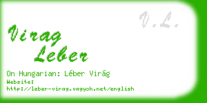 virag leber business card